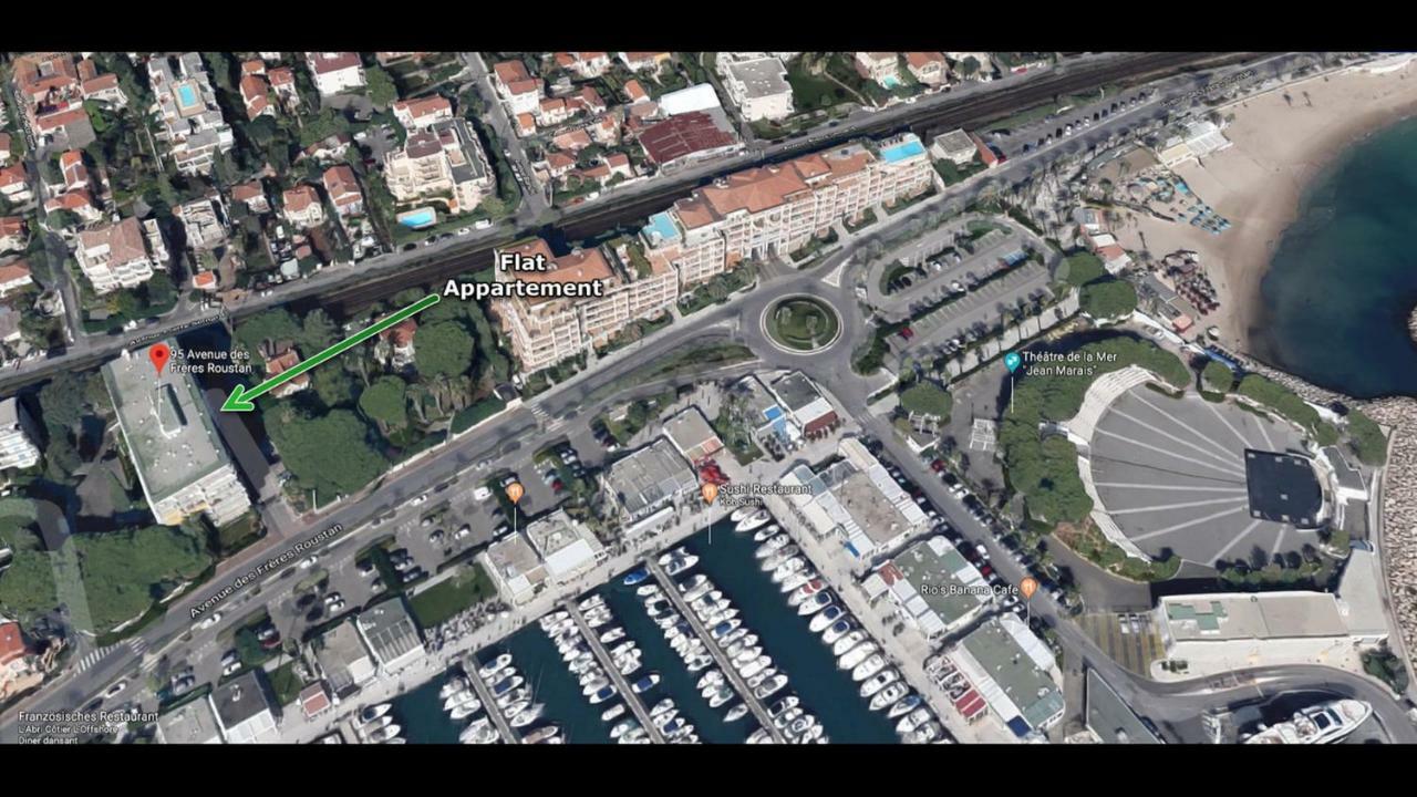 גולף-ז'ואן Grand Studio Neuf Face Port Et Plage, Parking Prive מראה חיצוני תמונה